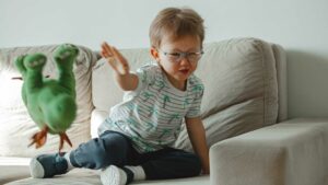 Un enfant en colère