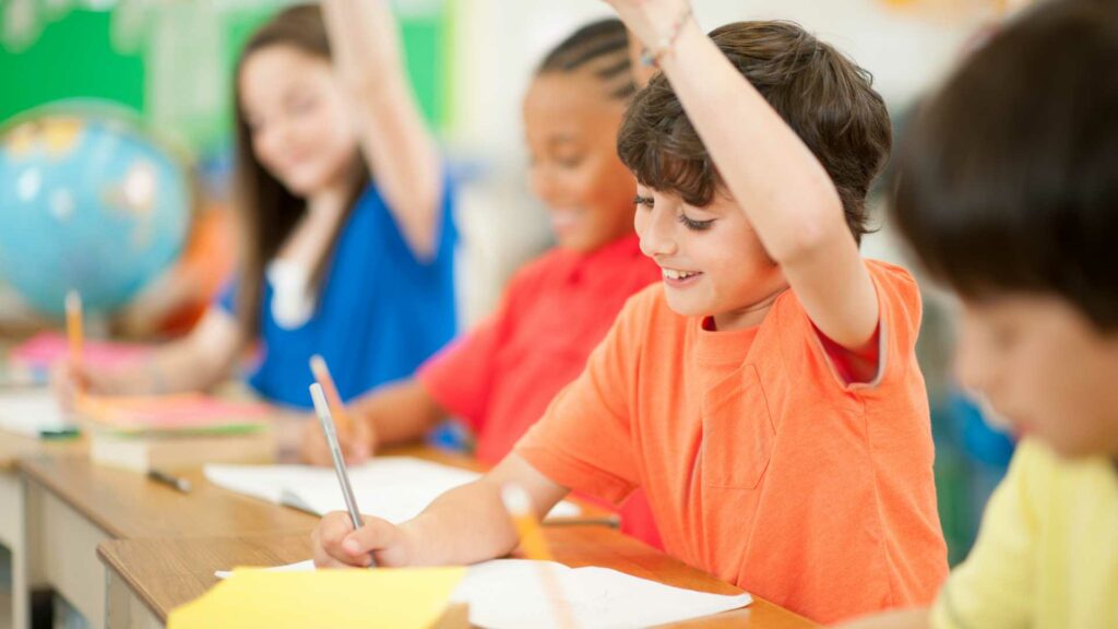 Un enfant à l'école