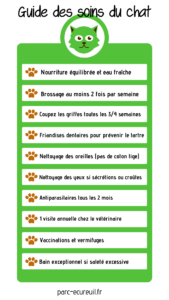 guide soin chat