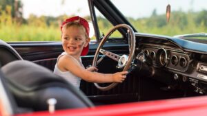 enfant trajet en voiture